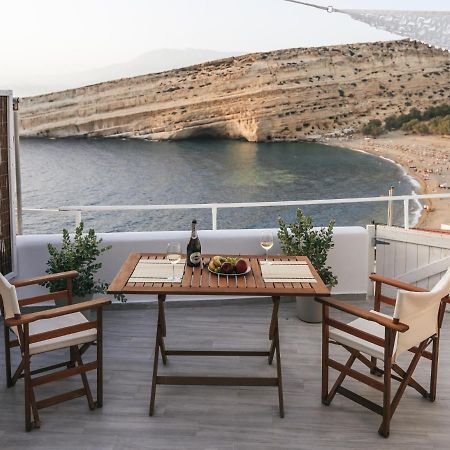 Nostos Cave Seaview Apartment 마탈라 외부 사진