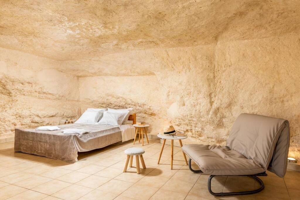 Nostos Cave Seaview Apartment 마탈라 외부 사진