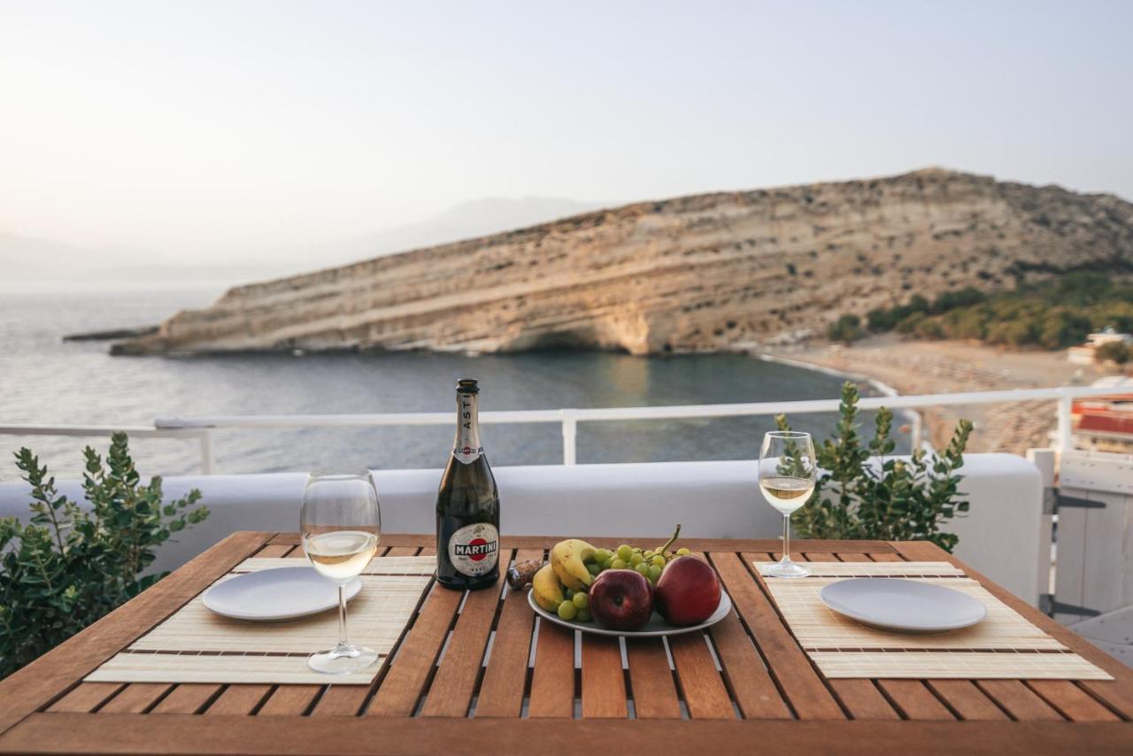 Nostos Cave Seaview Apartment 마탈라 외부 사진